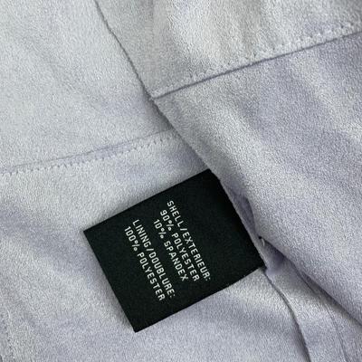 Lilac Faux Suede Jacket