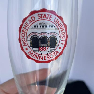 2 Centennial MSUM Pilsner Glasses