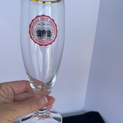 2 Centennial MSUM Pilsner Glasses