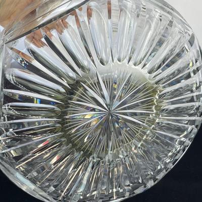Very Heavy Cut Crystal Centerpiece Bowl