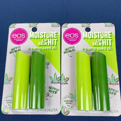 EOS Moisture Lip Balms 2 Packs of 2