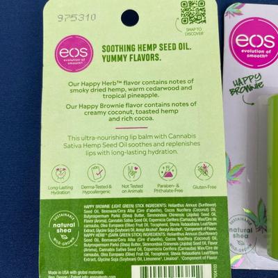 EOS Moisture Lip Balms 2 Packs of 2