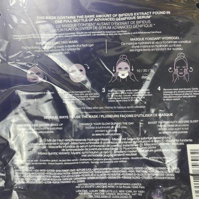 New Lancôme 7 Piece Beauty Set with Genifique Hydrogel Melting Mask