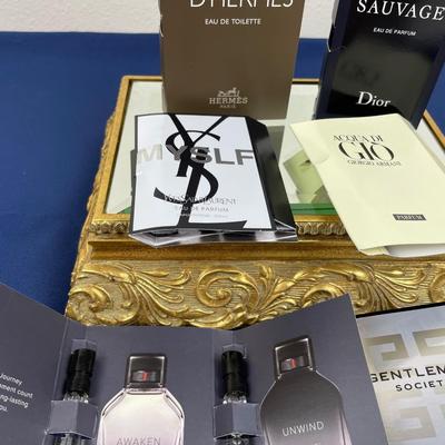 Men’s 6 piece Luxury Parfum Vials, Hermes, Dior
