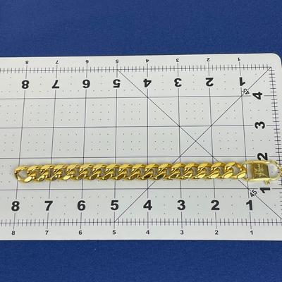 New Invicta Men’s Gold Stainless Steel Bracelet