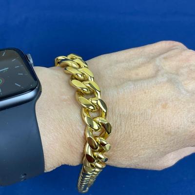 New Invicta Men’s Gold Stainless Steel Bracelet