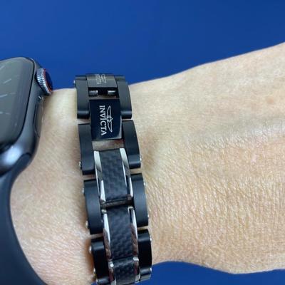 New Invicta Men’s Matte Black Stainless Steel Bracelet