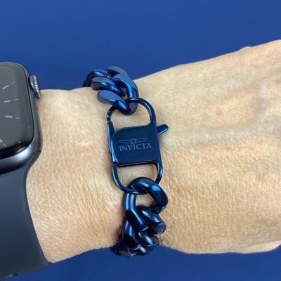 New Invicta Men’s Blue Stainless Steel Bracelet