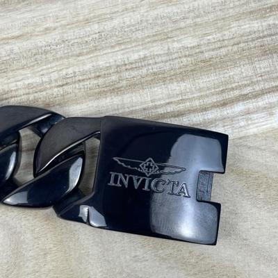New Invicta Men’s Black Stainless Steel Bracelet