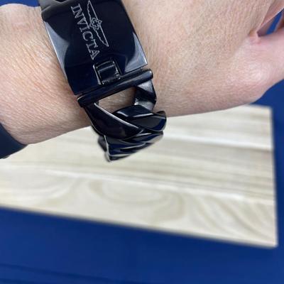 New Invicta Men’s Black Stainless Steel Bracelet