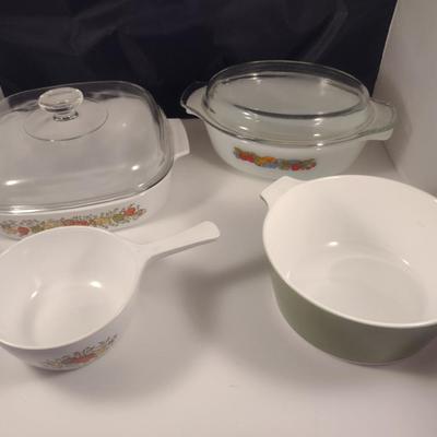 Collection of Bake Ware- Corningware and Anchor Hocking