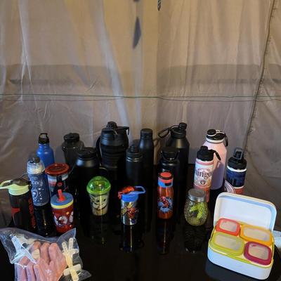TRAVEL CUPS FOR EVERYONE! POPSICLE MAKER AND TO GO FOOD STORAGE CONTAINERS