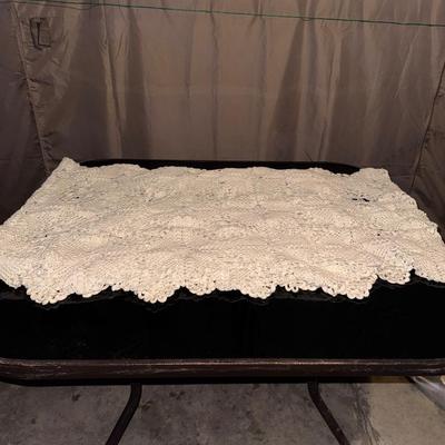 HANDMADE TABLECLOTH & SKYWAY SUITCASE