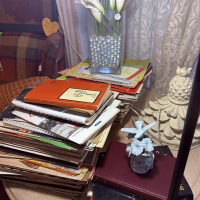 Lot 1: Plaid Chair, Leather Recliner, Art & More