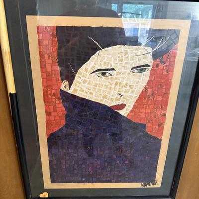 Lot 2: Peter Max Signed Art, Vintage record player & more art