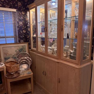 Lot 5: China Hutch, China, Art & More