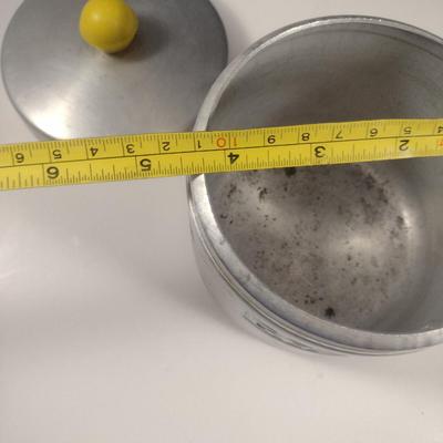Vintage Aluminum Grease Can