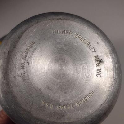 Vintage Aluminum Grease Can
