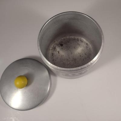 Vintage Aluminum Grease Can