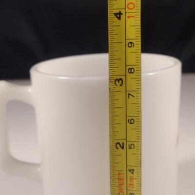 Henny Penny Egg Nog Hazel Atlas Milk Glass Miniature Mug