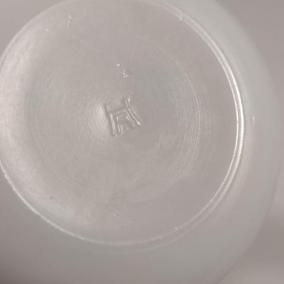 Henny Penny Egg Nog Hazel Atlas Milk Glass Miniature Mug