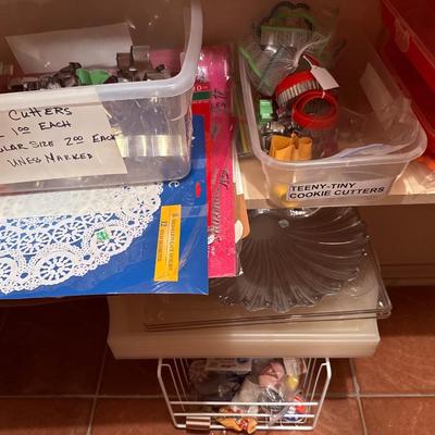 Lot 13: Pantry closet of Cooking Supplies
