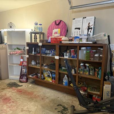 Lot 16: Garage Misc, Shelving & More
