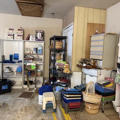 Lot 17: Shelving, Containers, Misc & More