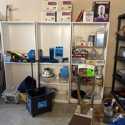 Lot 17: Shelving, Containers, Misc & More
