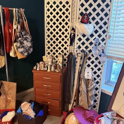 Lot 19: Bed Frame, Room Divider, Art & More