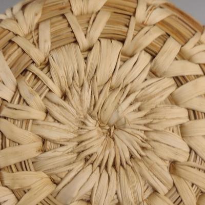 Hand Made Papago Indian Basket with Matchbook Collection
