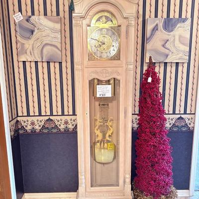 Lot 21: Grandfather Clock & More