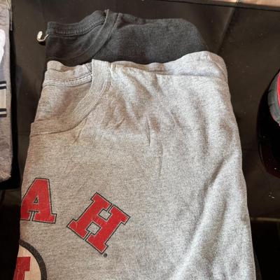 MEN'S SHIRTS (L) SHOES AND HOODIE