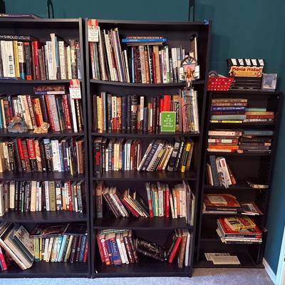 Lot 27: Wall of books