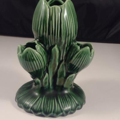 Vintage Camark Pottery Four Section Vase