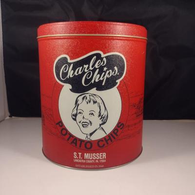Charles Chips Storage Tin
