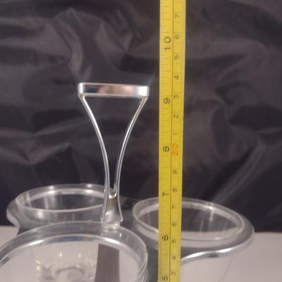 Three Section Relish/Condiment Caddy