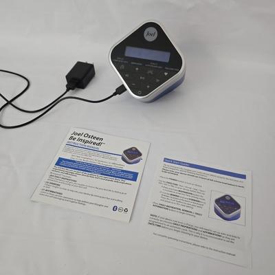Joel Osteen Inspiration Wireless Portable Audio Cube With Sermons & Affirmations