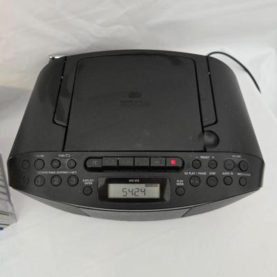 Sony Personal Audio system model No. CFD-S70 with a collection of great music on CD