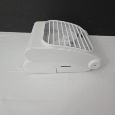 Working battery operated Personal fan - battery operated alarm clock and a large light up magnify glass