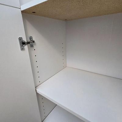 72" 4 door storage cabinet with adjustable shelves (2 of 3)