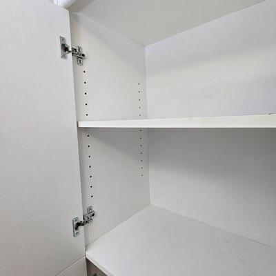 72" 4 door storage cabinet with adjustable shelves (2 of 3)