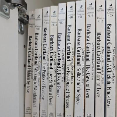 Collection of Barbara Cartland softback books