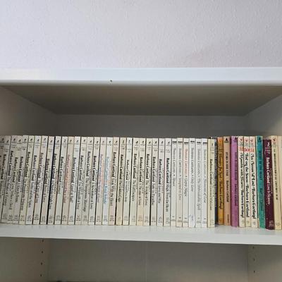 Collection of Barbara Cartland softback books