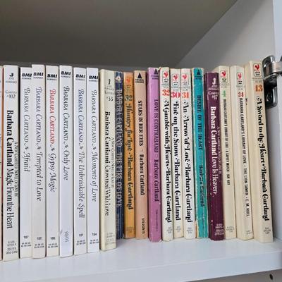 Collection of Barbara Cartland softback books