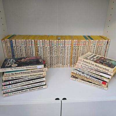Barbara Cartland paperback books