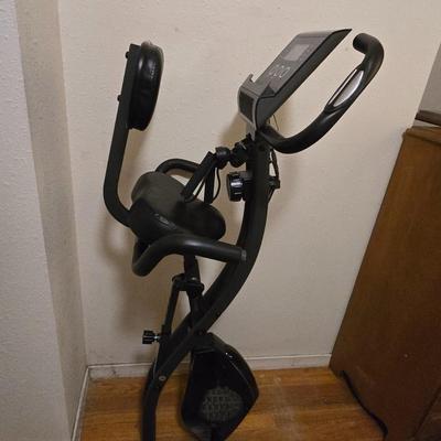 Slim Cycle exercise bicycle - Fitness from the closet! Easy convenient fold away bike - perfect for winter riding weight loss!
