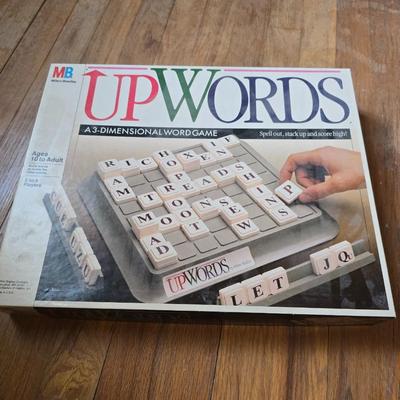 Assortment of fun board games - Racko - Word Yahtzee - Uno wild tiles - upwords and more