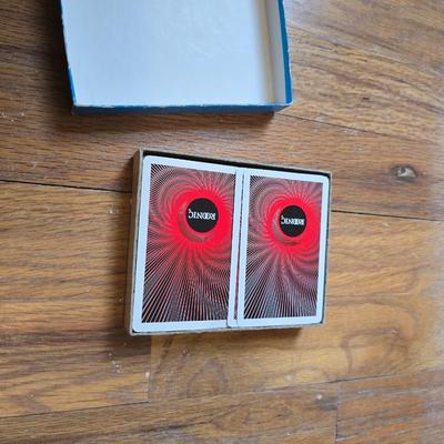 Assortment of fun board games - Racko - Word Yahtzee - Uno wild tiles - upwords and more