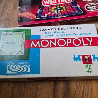 Assortment of fun board games - Racko - Word Yahtzee - Uno wild tiles - upwords and more